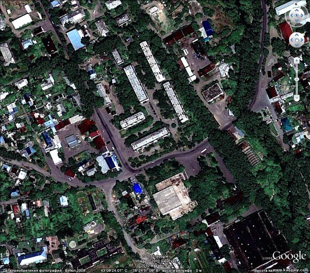 Карта со спутника в реальном времени с фото